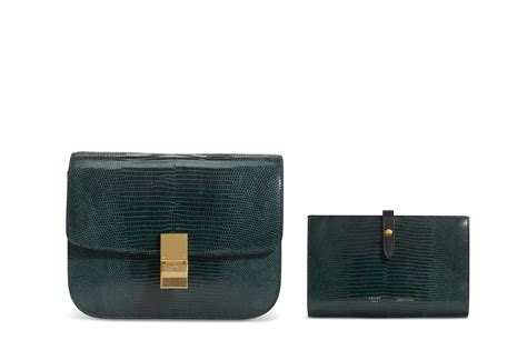 celine box green lizard|Celine Box Bag Reference Guide .